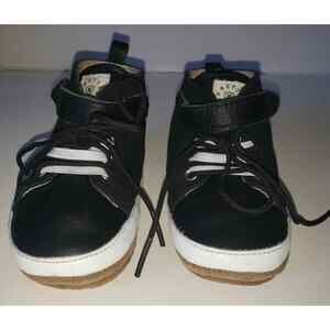 NEW PRETTY BRAVE – Baby HI-TOP JET BLACK Shoes Age: 0-6mo. Size: 11cm